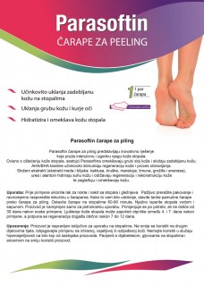 Parasoftin čarape za piling 40 ml